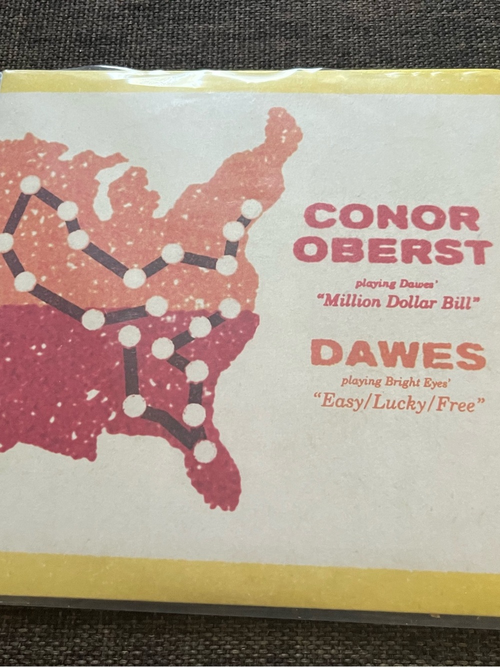 Conor Oberst - Million Dollar Bill / Easy/Lucky/Free - 7" Vinyl Record - NM/EX